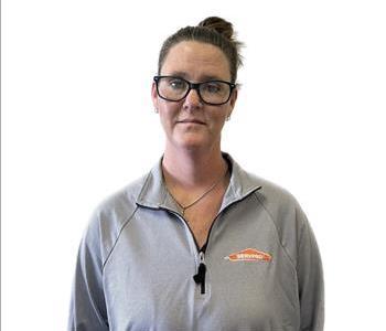 Woman wearing SERVPRO uniform